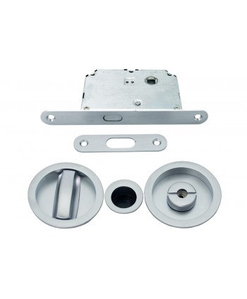 Kit corredera con condena cromo satinado