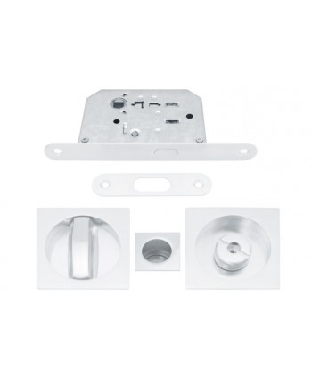 Kit corredera con condena blanco cuadrado