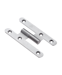 Pernio 100 mm níquel satinado derecha