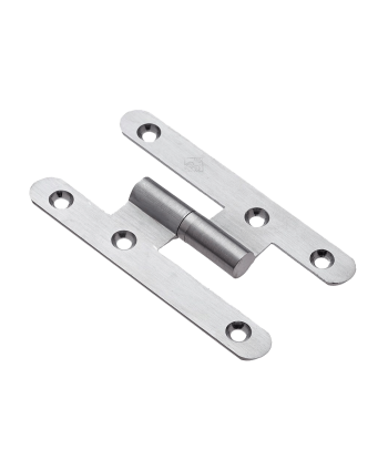 Pernio 100 mm níquel satinado derecha